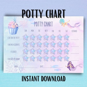 Potty training chart,  Potty chart, Potty chart for girls, Potty training toilet