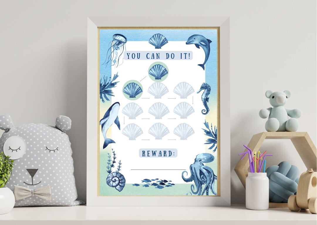 Reward Chart for Kids, Kids Reward Chart, Potty Training Chart, Toddler ...