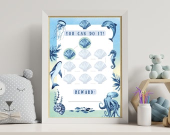 Reward chart for kids, Kids reward chart, Potty training chart, Toddler reward chart