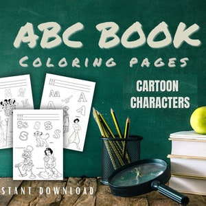 ABC coloring book, ABC coloring pages