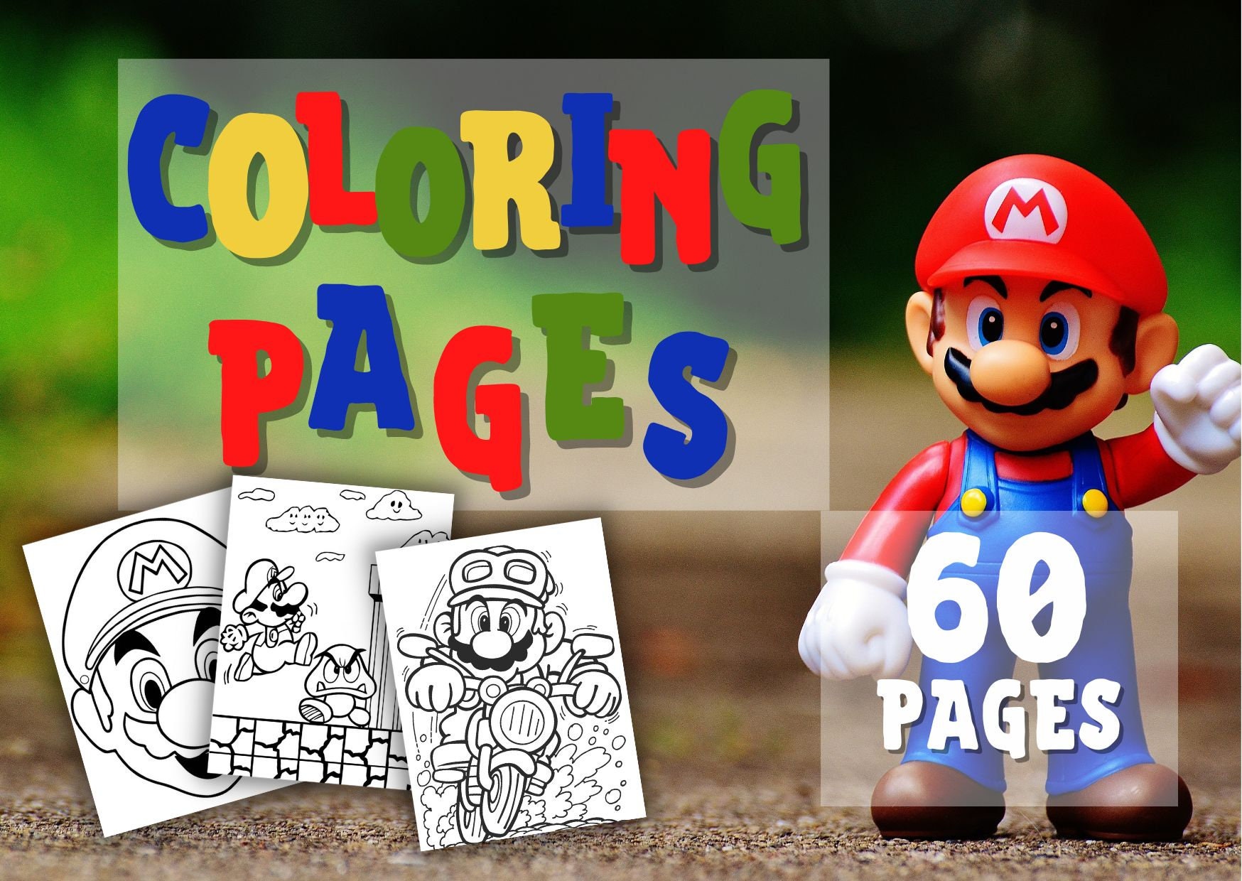 Super Mario Bros Pdf Coloring Book for Kids  Super mario coloring pages,  Mario coloring pages, Coloring books