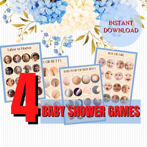 Baby Shower Games , Baby or beer , Labor or lovin day