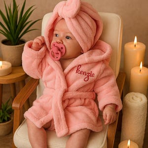 Baby shower gift, Personalized baby robe, personalized baby gift, custom robe, baby shower gift, newborn gift, baby gifts for girls, newborn