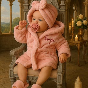Kids Spa Robe and Slippers