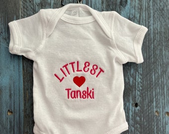 Custom embroidered Newborn Onesie