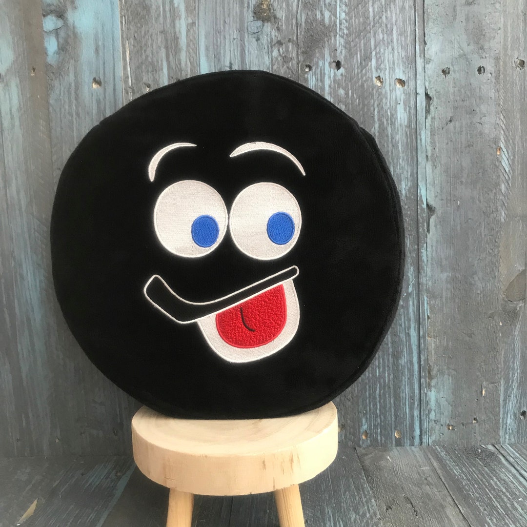 Puckie Hockey Puckpersonalized Embroidered Stuffed Plush, Hockey Camp