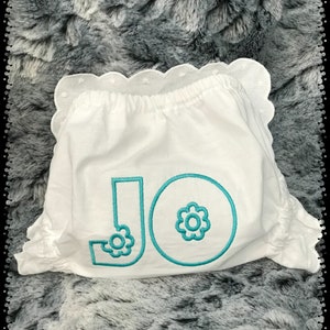 Custom Infant Diaper Cover, Bloomers, Newborn gift for Baby Girl, Personalized embroidered gift, Bloomers, Fancy pants, Monogram