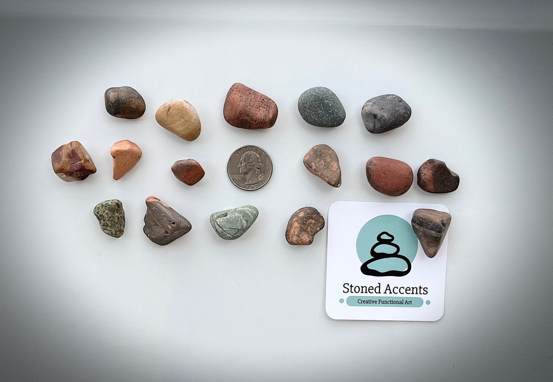 River Stone Magnets: Natural Rock Decor, Set of 8, Desert Southwest ...