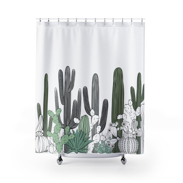 Cactus Bathroom Decor Etsy