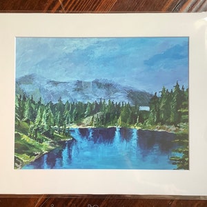 Print of Mountain Landscape