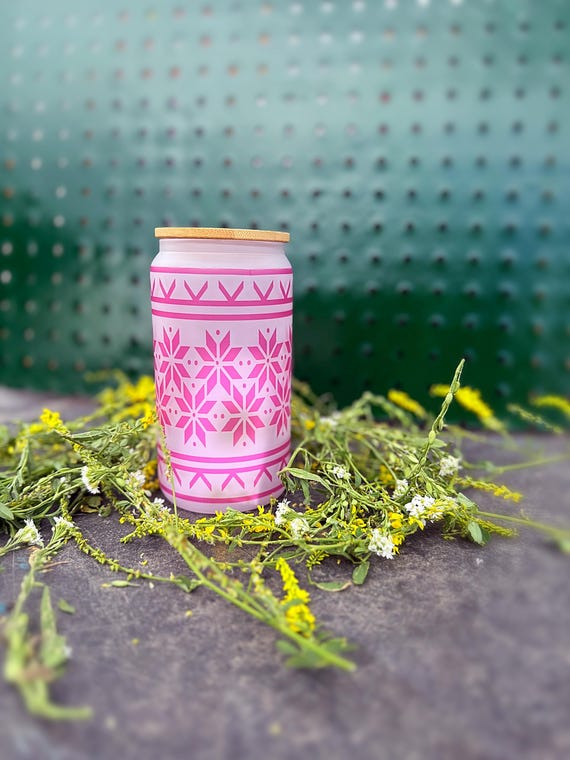 Christmas Sweater Glass tumbler