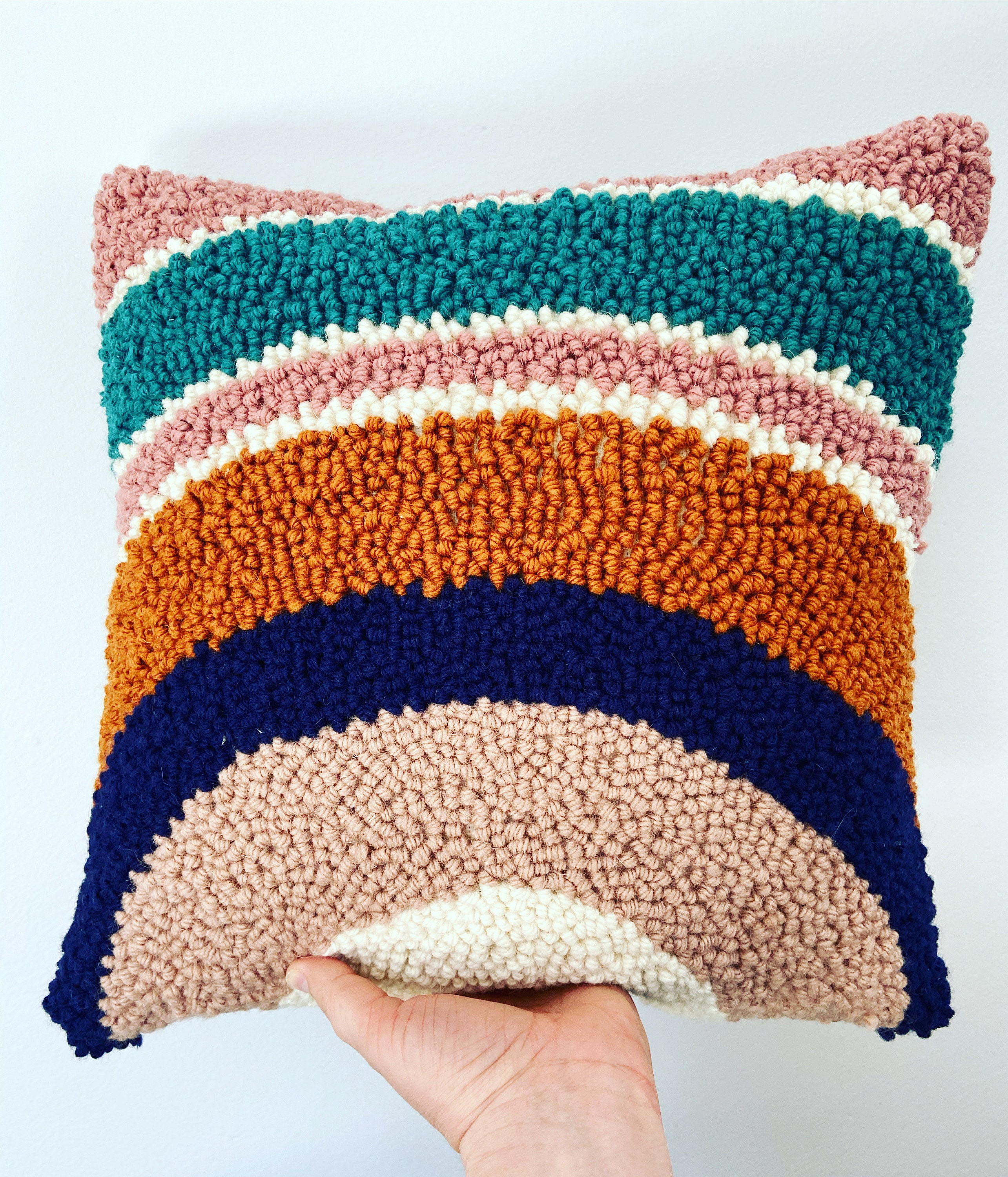 Punch Needle Pillow Cover | Etsy