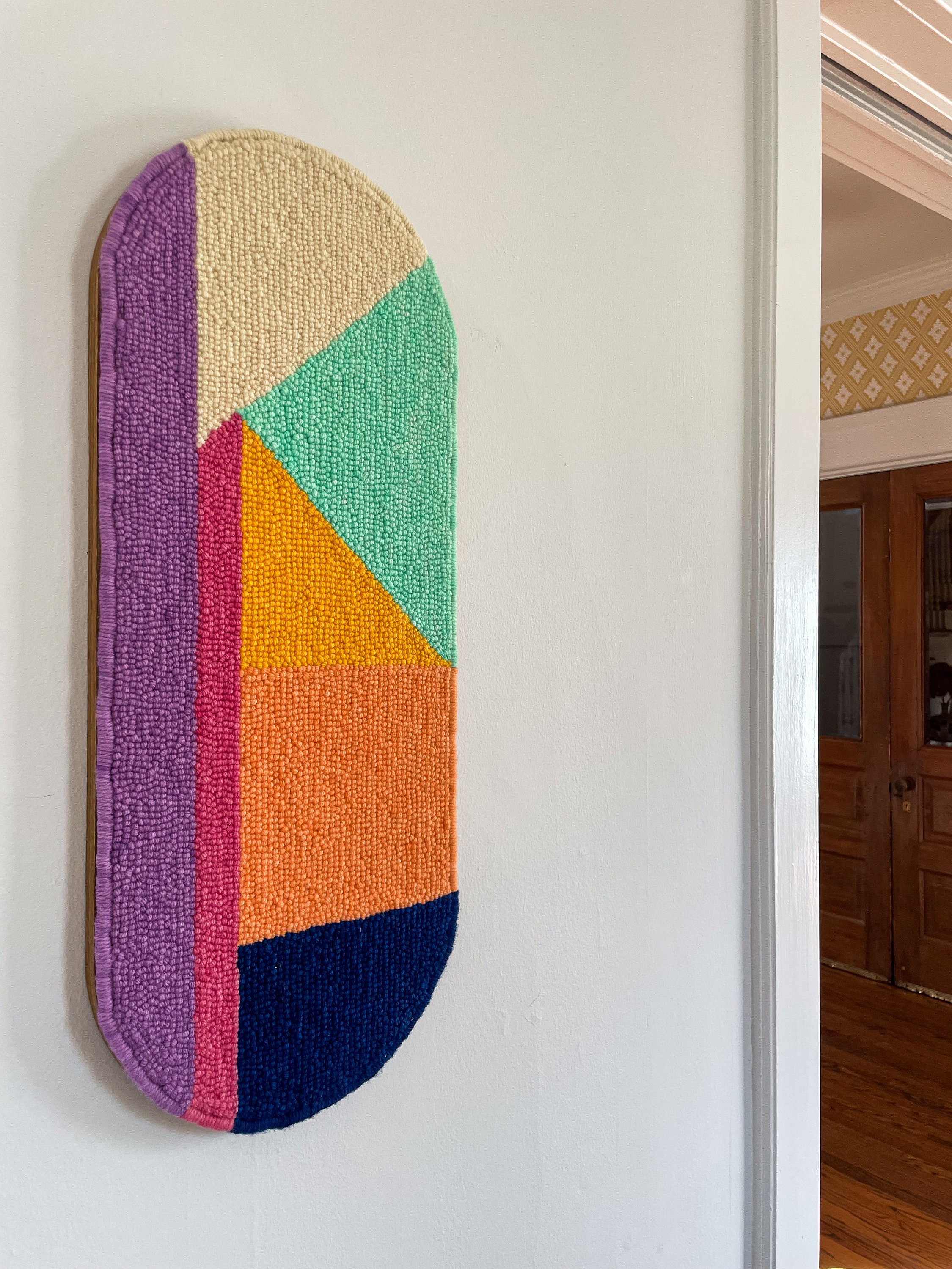 Capsules: Geometric Modern Wall Art - Handmade, Flush Mounted Punch ...