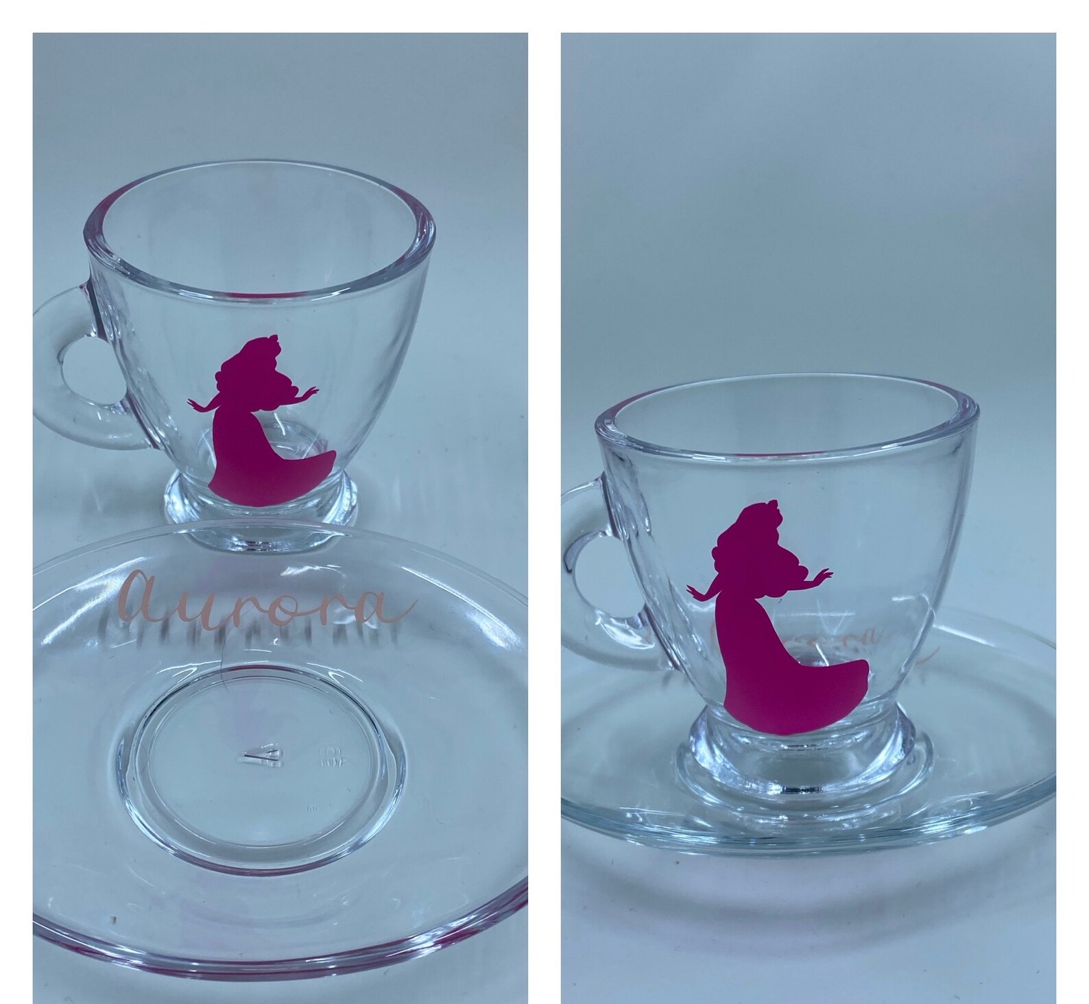 Set of 6 Original Disney Princess teacups. Etsy