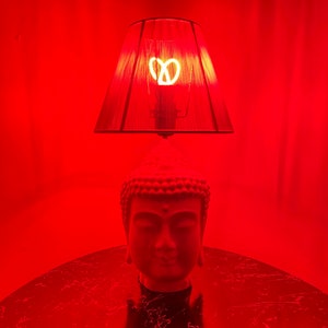 Buddha Lampshade, Buddha Statue, Buddha Sculpture, Buddha Night Lamp, Desk Lamp, Lampshades, Home Decor, Handmade Lamp, Housewarming Gift