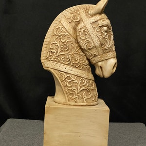Horse Statue, Horse Sculpture, Large Horse Statue, Horse Home Decor, Horse Head Statue, Horse Head Sculpture, Handmade Horse Sculpture, Gift
