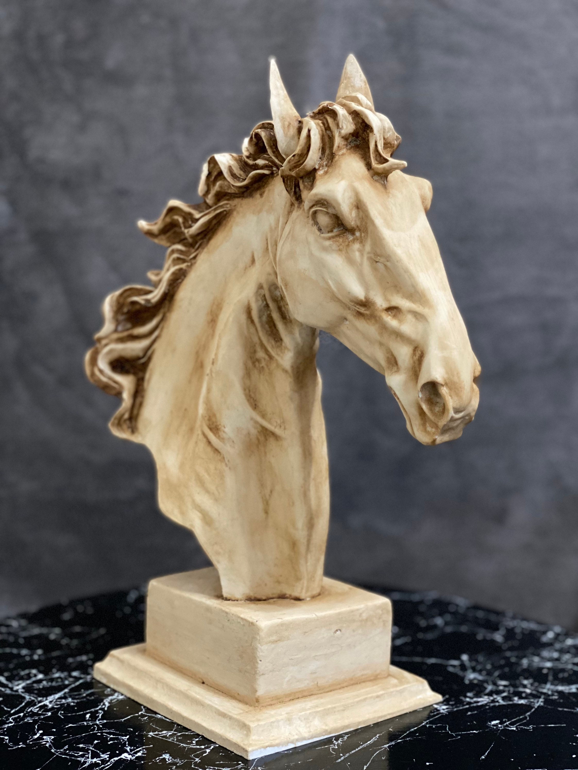 Large Horse Statue, Horse Sculpture, Horse Statue, Horse Home Decor, Horse Head Statue, Horse