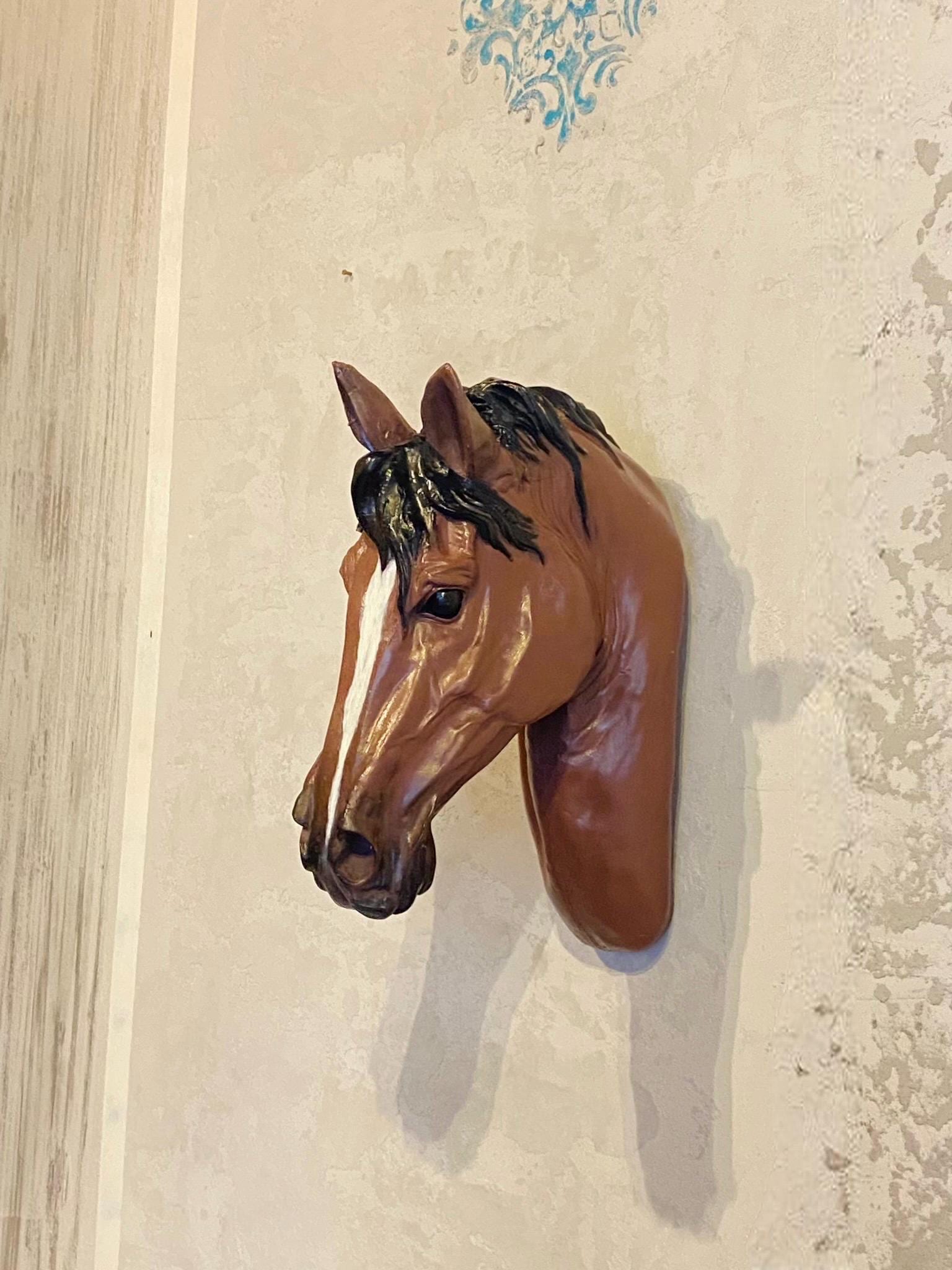 Large Horse Head Wall Decor, Animal Head Wall Decor, Wall Sculpture