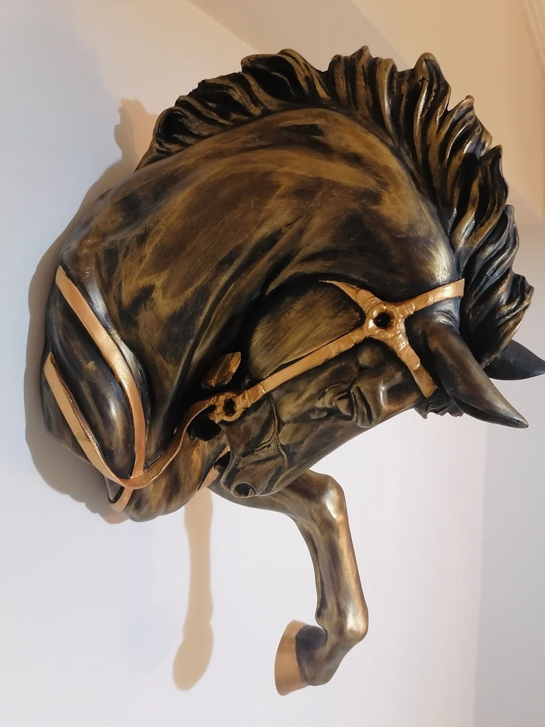 Large Horse Head Wall Decor Animal Head Wall Decor Wall Etsy