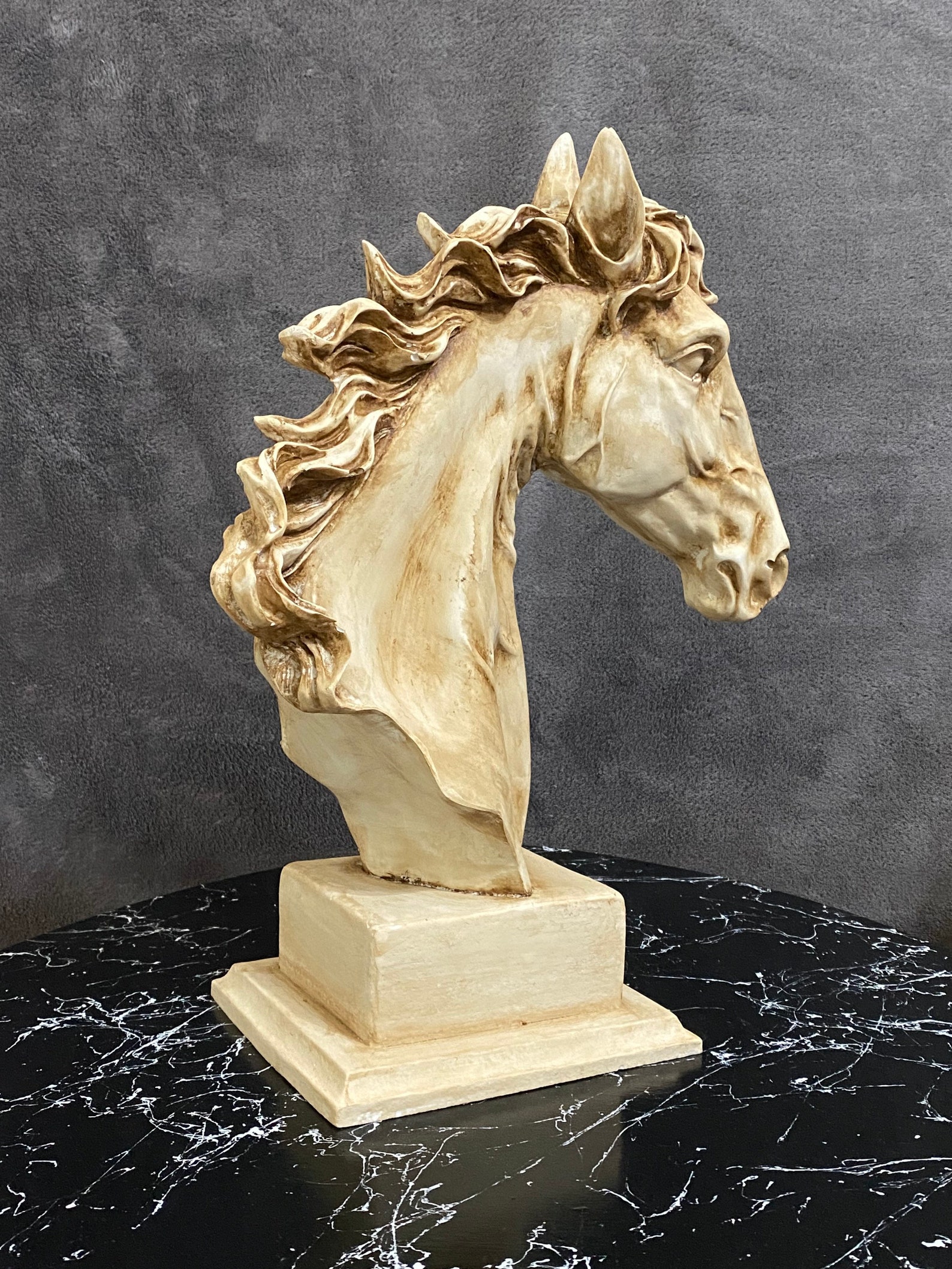 Large Horse Statue, Horse Sculpture, Horse Statue, Horse Home Decor, Horse Head Statue, Horse