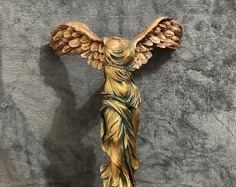 Roman Greek Goddess Nike of Samothrace, Winged Victory Statue, Greek Sculpture, Nike of Samothrace Sculpture, Greek Mythology, Home Decor