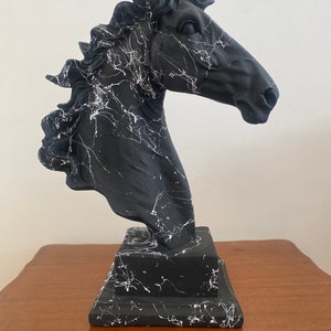Horse Sculpture,Horse Statue,  Large Horse Statue, Horse Home Decor, Handmade Horse Sculpture, Horse Head Statue, Horse Head Sculpture, Gift