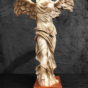 Roman Greek Goddess Nike of Samothrace, Winged Victory Statue, Greek Sculpture, Nike of Samothrace Sculpture, Greek Mythology, Aging