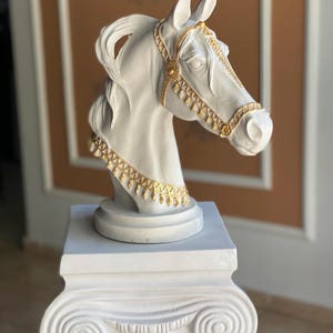 Horse Sculpture,Horse Statue,  Large Horse Statue, Horse Home Decor, Handmade Horse Sculpture, Horse Head Statue, Horse Head Sculpture, Gift