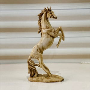 Horse Statue, Horse Sculpture, Large Horse Statue, Horse Home Decor, Prancing Horse Statue, Rear up Horse , Handmade Horse Sculpture, Gift