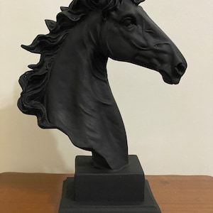Horse Sculpture,Horse Statue,  Large Horse Statue, Horse Home Decor, Handmade Horse Sculpture, Horse Head Statue, Horse Head Sculpture, Gift