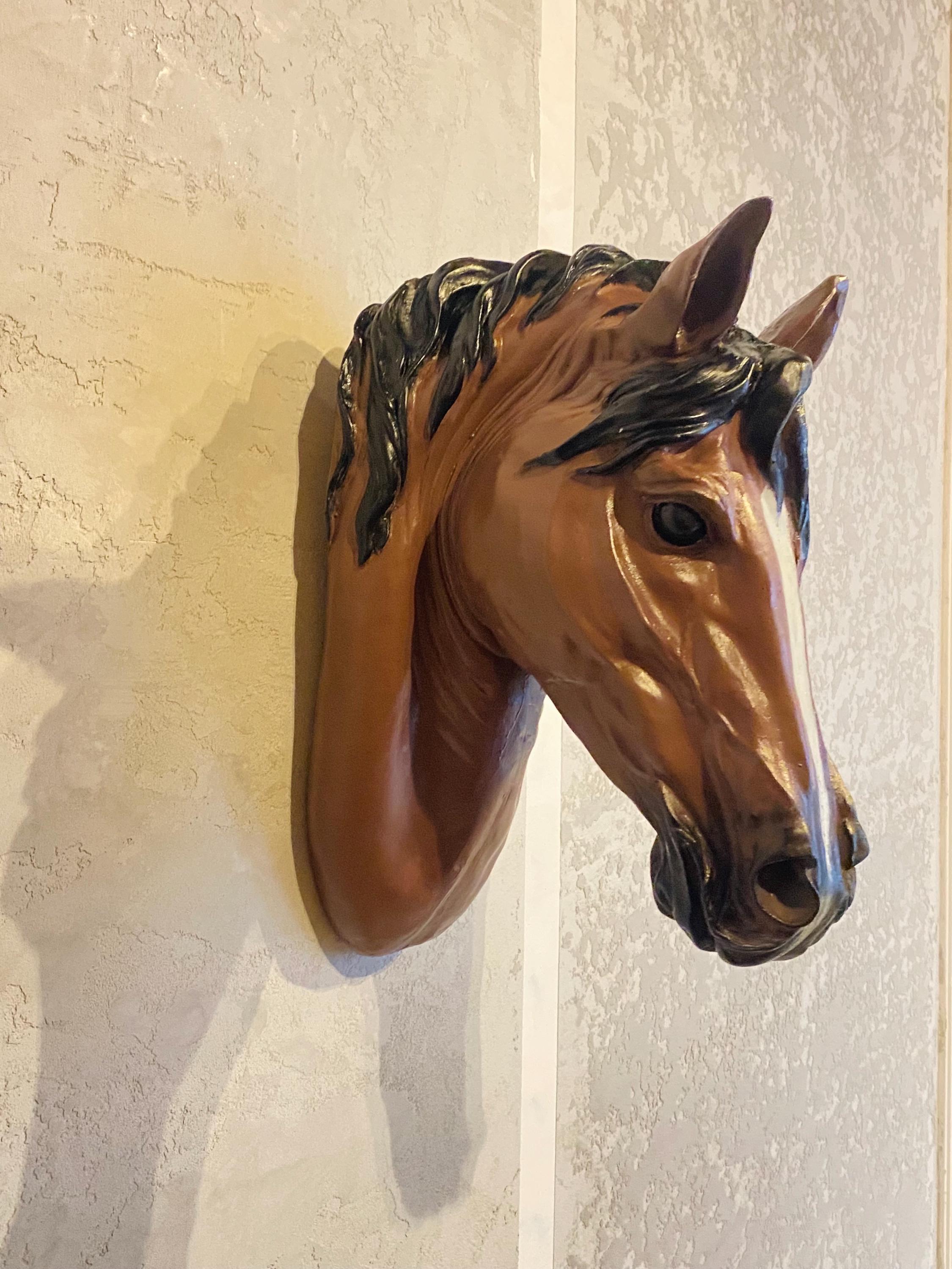 Large Horse Head Wall Decor, Animal Head Wall Decor, Wall