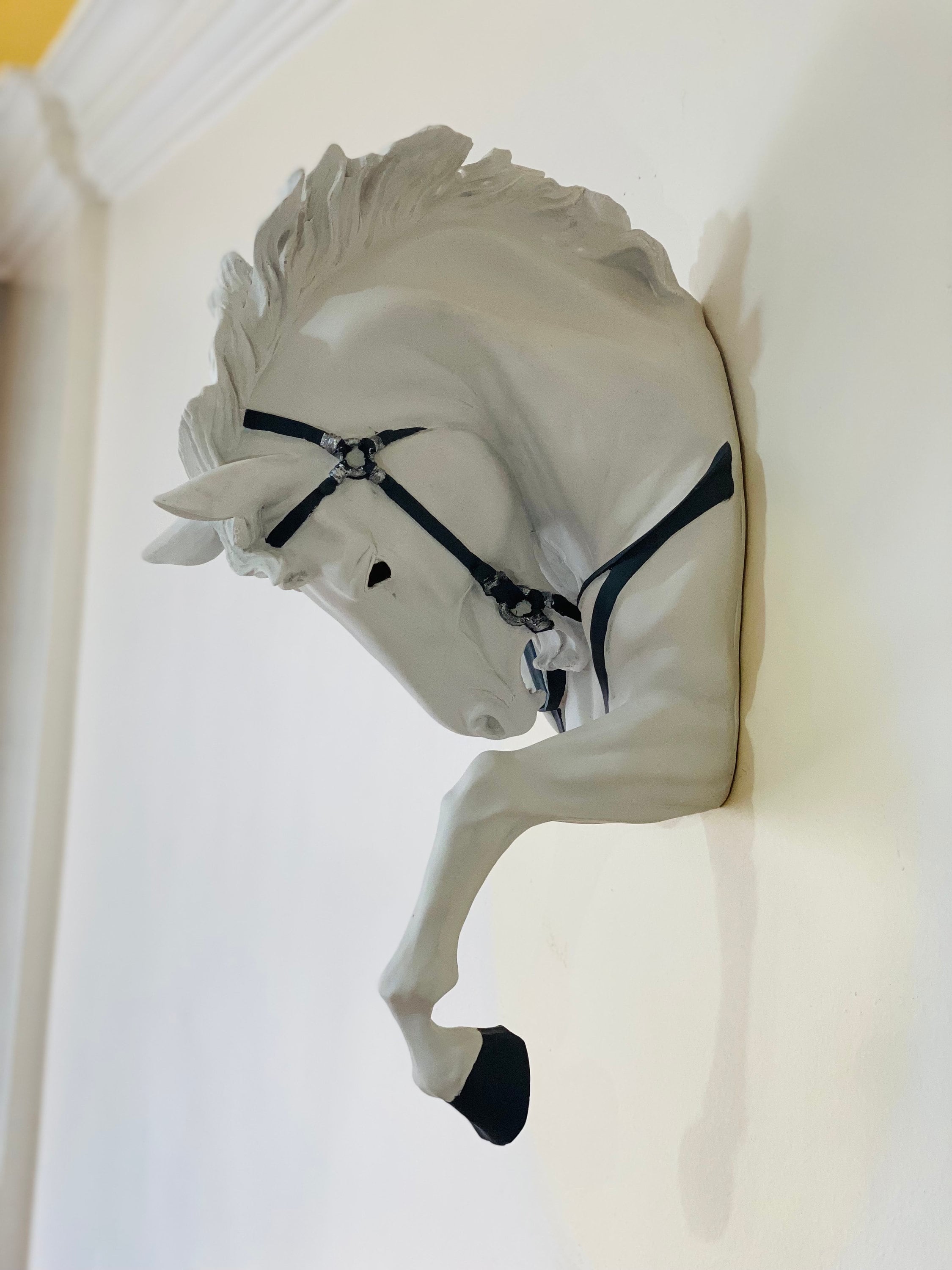 Horse Head Wall Sculpture, Large Horse Head Wall Decor, Horse Sculpture