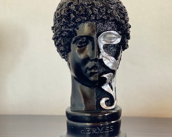 Hermes Sculpture, Hermes Greek Gods, Ancient Mythology, Hermes Statue, Ancient Bust Statue, Hermes Greek Statue, Mythology Statues, Handmade