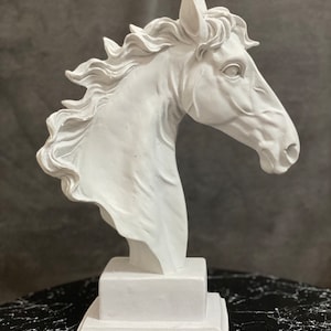 Horse Statue, Horse Sculpture, Large Horse Statue, Horse Home Decor, Horse Head Statue, Horse Head Sculpture, Handmade Horse Sculpture, Gift