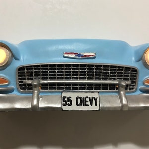Chevrolet Front Side Wall Sculpture, Chevrolet Wall Statue, Antique Decor, Wall Decor, Chevrolet Wall Decor, Ancient Statue, Chevy Statue