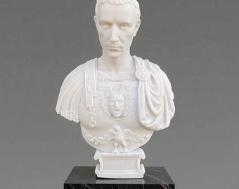 Caesar Statue, Caesar Sculpture, Julius Caesar Bust Sculpture, Bust Statue, Roman Bust Statue, Handmade Caesar Sculpture, Housewarming