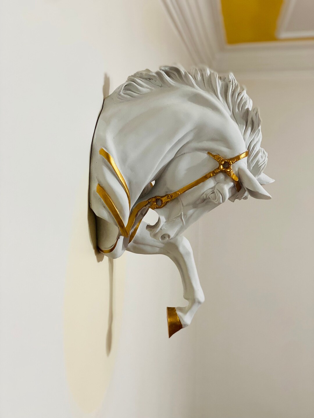 Horse Head Wall Sculpture, Large Horse Head Wall Decor, Horse Sculpture, Animal Head Wall Decor