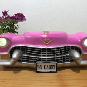 Cadillac Wall Sculpture, Antique Car Decor, Cadillac Wall Decor, Cadillac Caddy 55 Wall Statue, Classic Car Decor, Cadillac Front Side, Gift