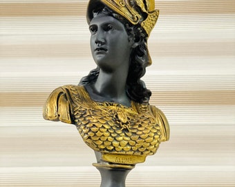 Large Athena Statue Sculptures,Greek Bust Statue, Athena Sculpture Statue,  Handmade Bust Goddess Athena, Roman Bust Statue, Homedecor, Gift