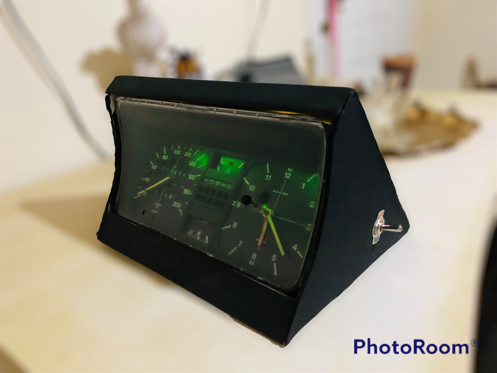 Antique Car Speedometer Clock Retro Desk Lamp Vintage Car Etsy