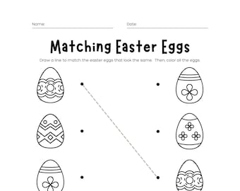 Spring Easter Egg Coloring Activity Page - Download and Print Yourself