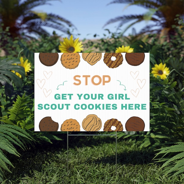 Girl Scout Yard Sign Etsy