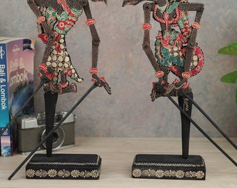 インドネシア風人形、ワヤン・ゴレック、インドネシア文化、木製人形