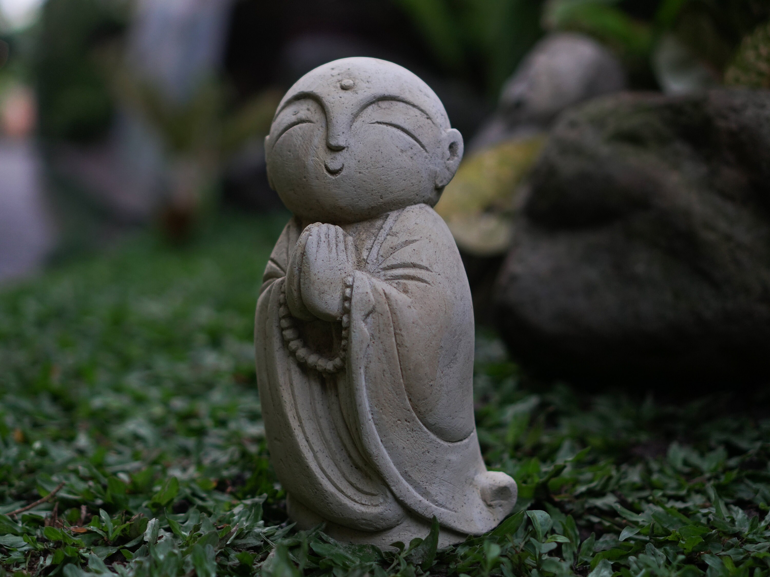 P*n様 ガラスゾウ置物(イタリア製) Jizo Statue, Stone Jizo, Japanese Jizo, Japan, Buddha