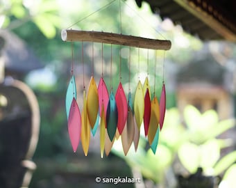 Glass Wind Chime, Wind Chime, Natural Sound, Sound Healing, Handmade, Ornament, Housewarming, Home Decor, Outdoor, Birthday Gift, Gift Idea