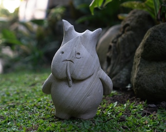 Stone Korok Statue 7.8" inch - 20 Cm, Zelda , Botw, Breath of the Wild, legend of Zelda, handmade, stone statue, stone decor, Games, Art