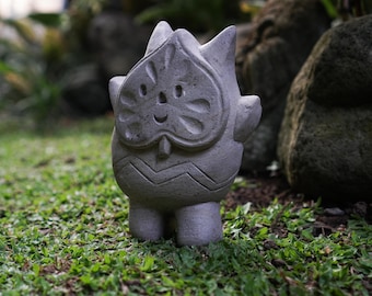 Stein Korok Statue 20 cm - Zelda Atem der Wildnis, Tränen des Königreichs, Videospiele, handgemacht, Steinstatue, Steindekor, Spiele