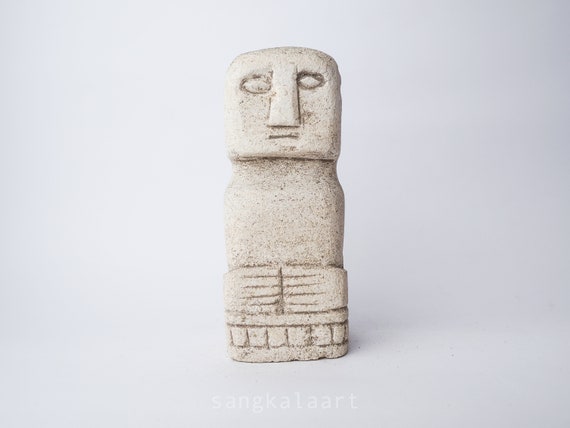 Primitive Statue, Stone Carving , Sculpture, Hand Carved, Handmade