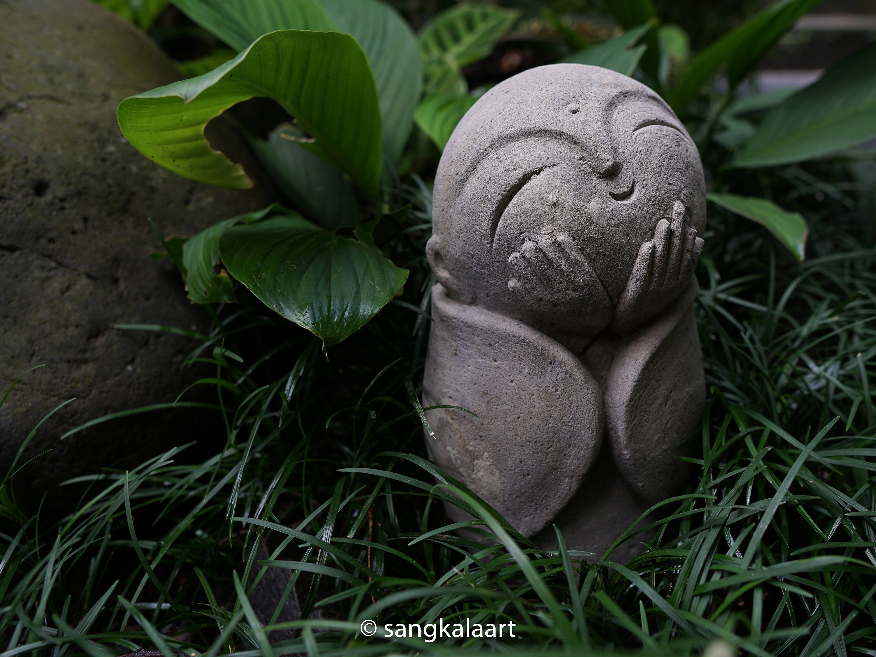 Large Stone Jizo Statue Buddha Jizo Jizo Sculpture Little Etsy