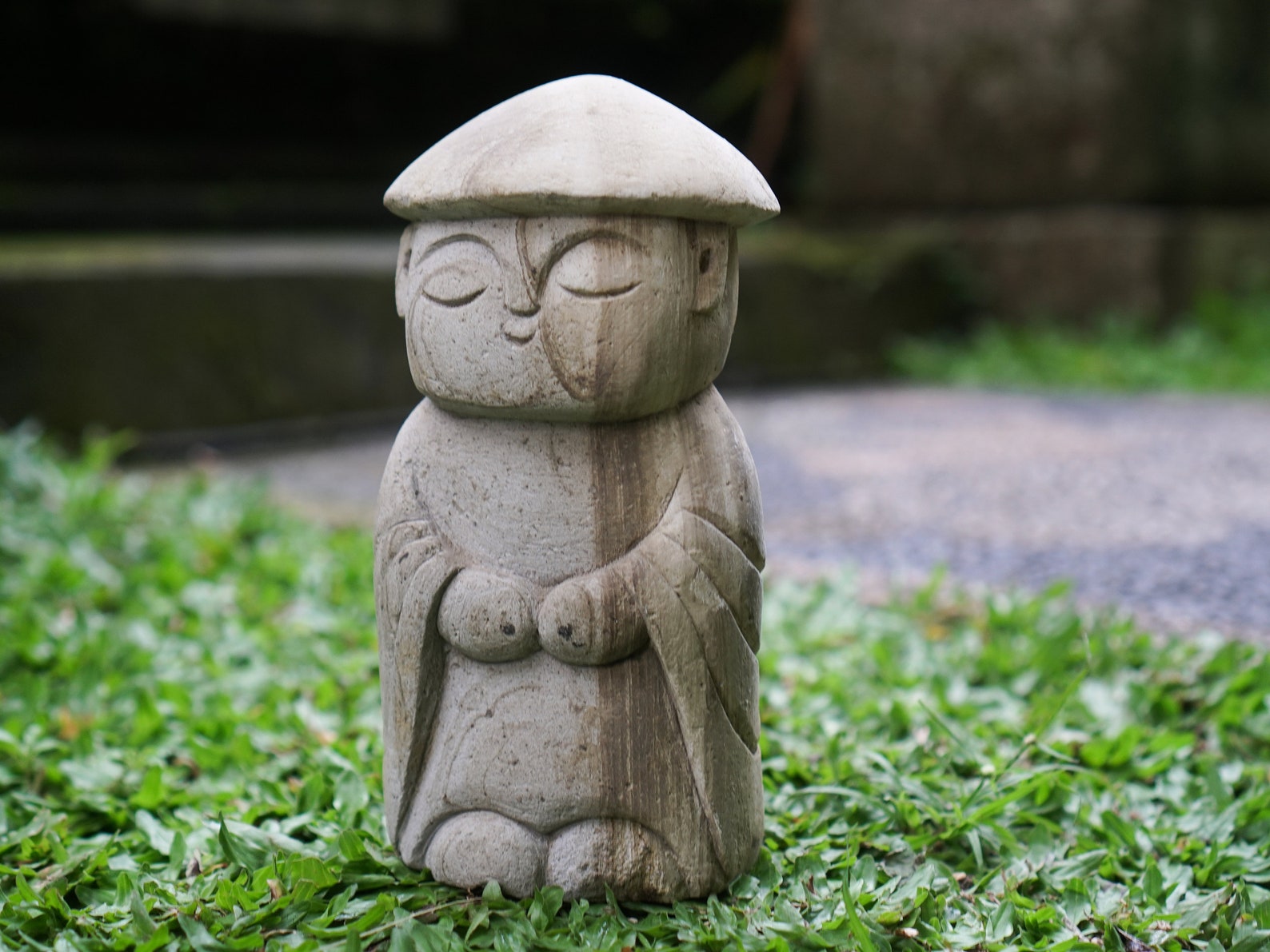 Jizo Sculpture 7.8 Inch / 20 Cm Jizo Statue Stone Etsy